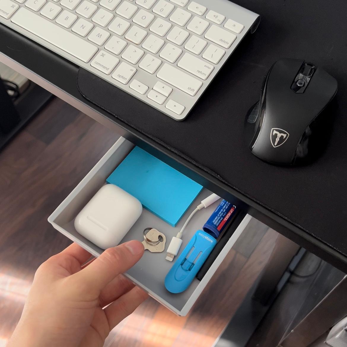 Stick-On Desk Drawer